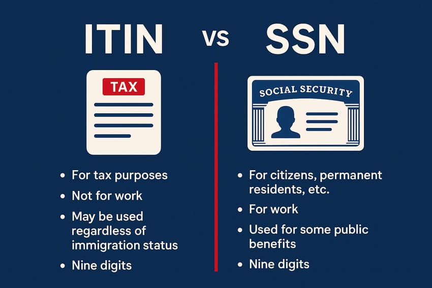 itin vs ssn