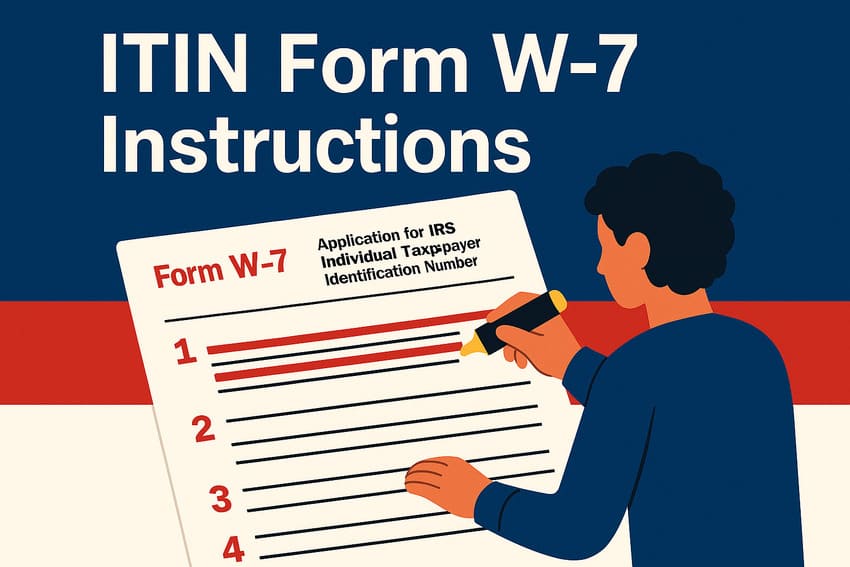 itin form instructions